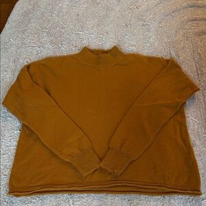 Women’s Gold Cashmere Sweater